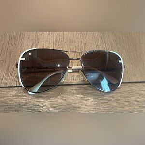 Fendi white F aviator